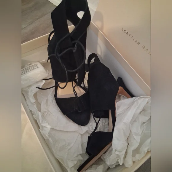 Loeffler Randall Black Women's Heels - Picture 7 of 16